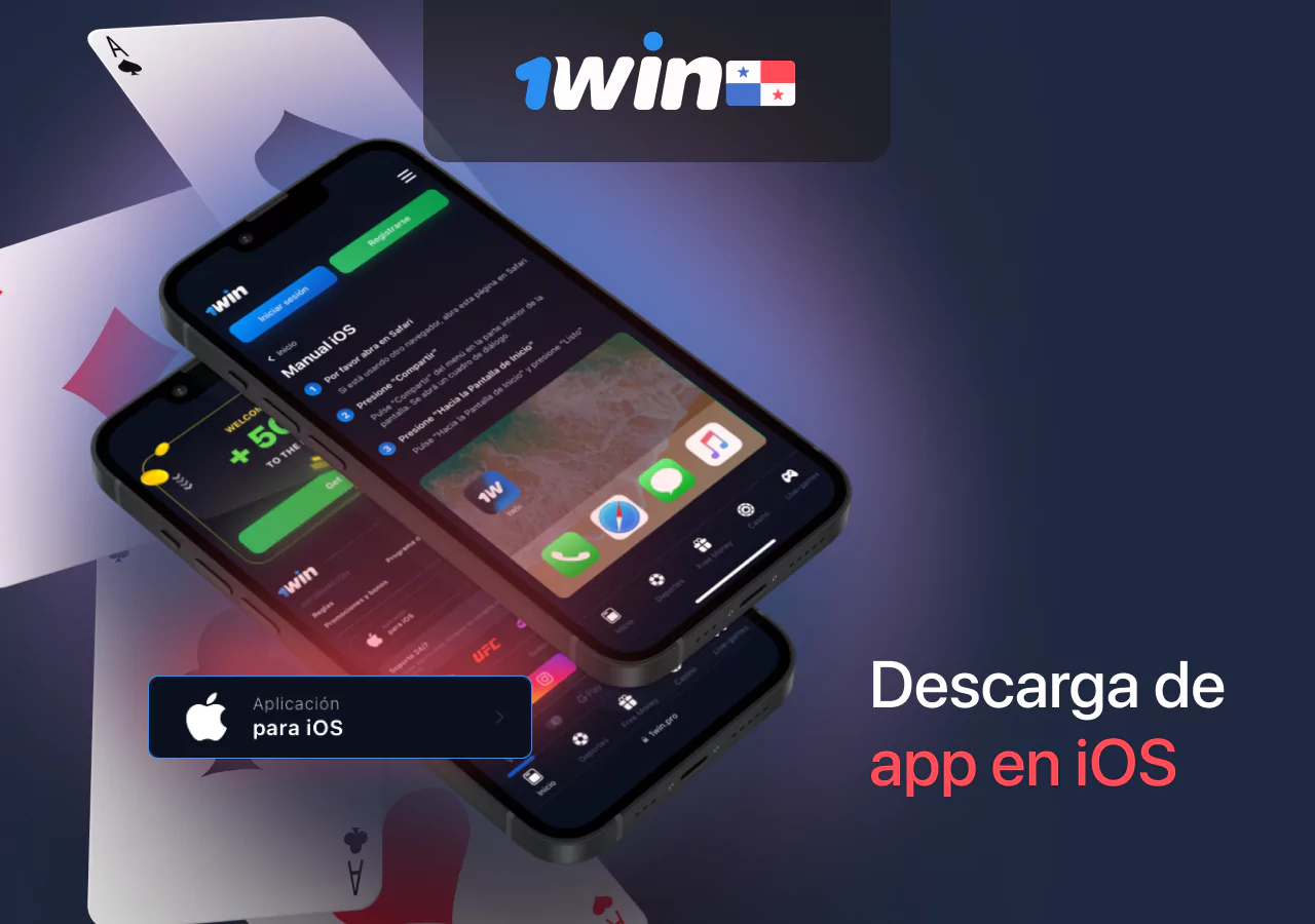 Descargar la aplicación de la plataforma 1Win Panamá en iOS