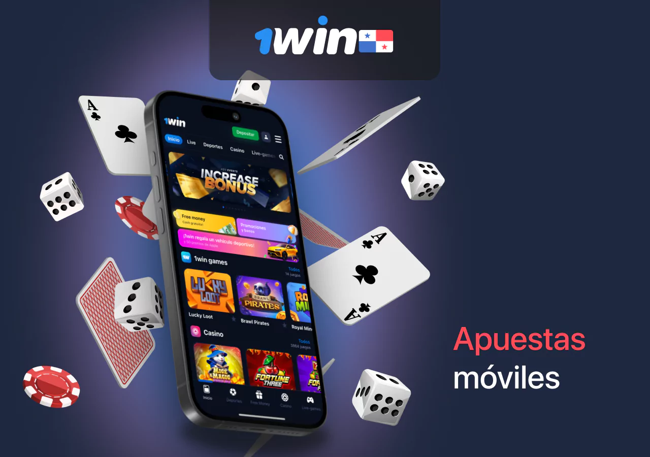 Versión móvil de la plataforma de apuestas del casino en línea