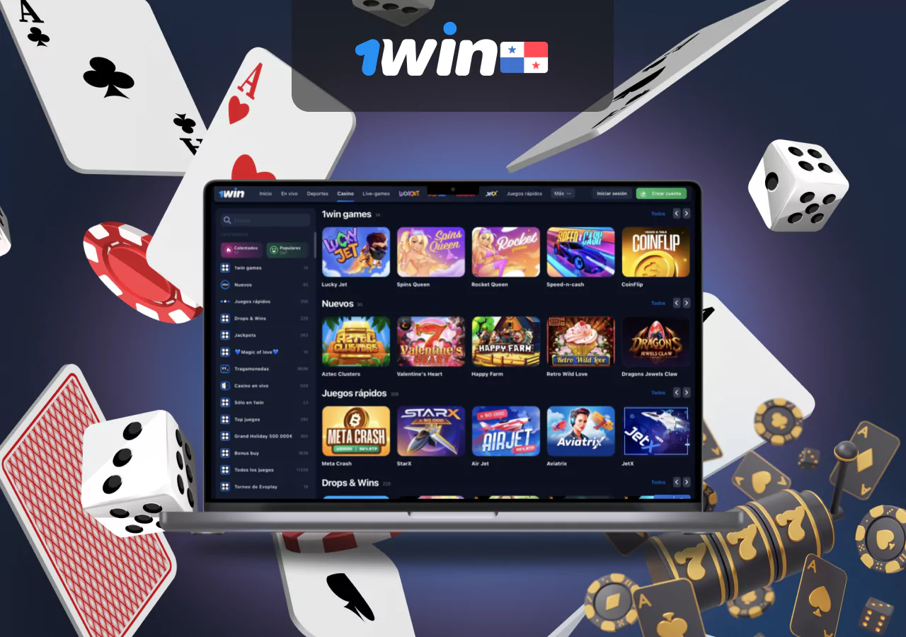 Pasos para empezar a apostar en el casino en línea 1Win Panama